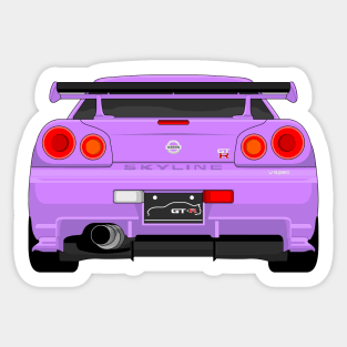 GTR R34 VIOLET Sticker